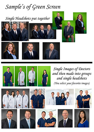 sample of Green Screen Headshots